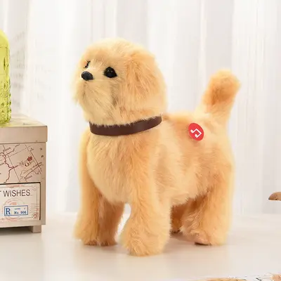 Electric Plush Robot Dog with Music, Walks, Barks and Wags Tail, Sensor - 8
