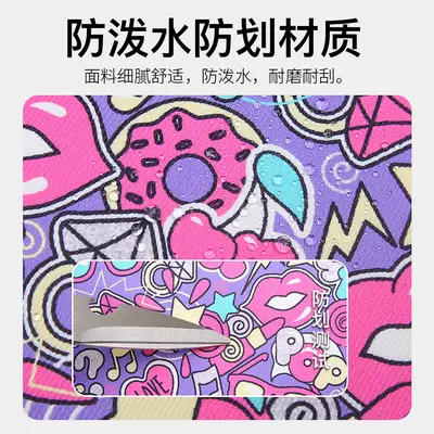 New Cross-border Color 3-in-1 Dual Shoulder Backpack Versatile Student School Bag Large Capacity Insulated Lunch Bag Pencil Case - 5