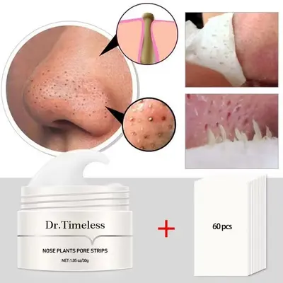 Blackhead Peel-Off Nose Mask with 60 Removal Strips - 5
