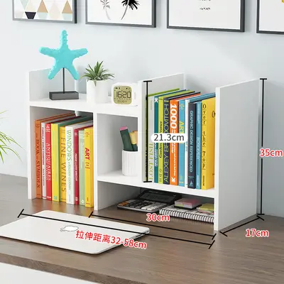Masaüstü çok katlı kitap rafı ve dik duran organizer - 7
