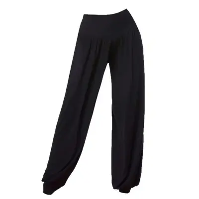 Lantern Pants Yoga Set, Modal Chest Pad Women's Dance Outfit, Loose Fit - 6