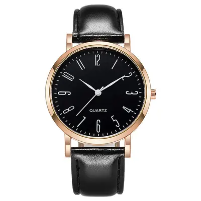 Herren-Digitaluhr mit Ledergurt - 7