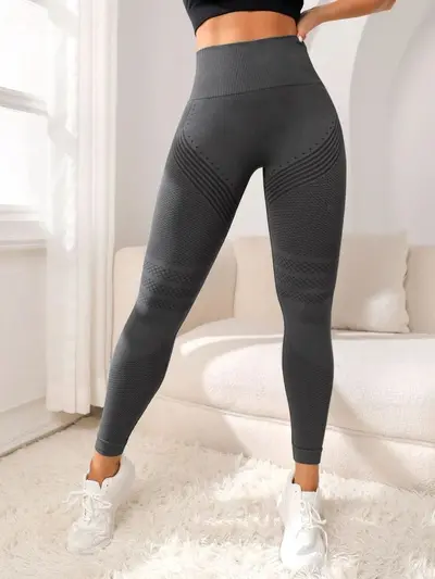 Avrupa ve Amerika'da çok satan dikişsiz popo kaldırma fitness pantolonları, karın sıkılaştırıcı, yüksek belli şeftali popo yoga pantolonları toptan