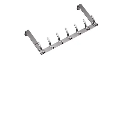 No-Drill Over-the-Door Hook Hanger and Clothes Organizer Rack