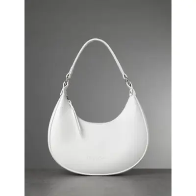 Women's Crossbody Half-Moon Handbag, Large Capacity Single Shoulder Bag - 4