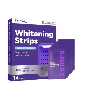 Feimuko Purple Tooth Stickers Cross-Border Exclusive Teeth Whitening Cleaning Tooth Stain Removal, Minimum Order 3 Pieces, Direct Factory Supply - 13