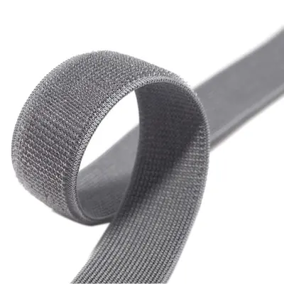 Elastic Hook and Loop Tape, Nylon, Black, White and Colored - 6