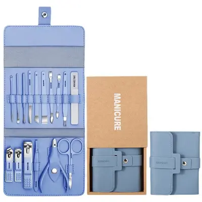 Professional Nail Care Set Stainless Steel with Bag