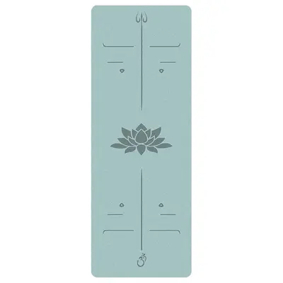 Hindistan cevizi fiber PU yoga matı, profesyonel, şok emici - 12