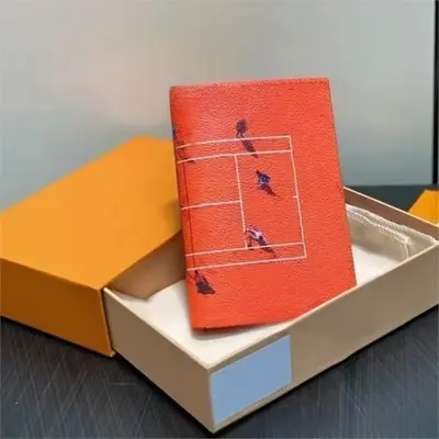 Passport Wallet Doodle Design Large Capacity Card Slots - 8