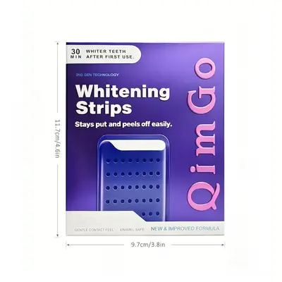 Purple Teeth Whitening Strips with PAP, Yellow Stain Removal - 6