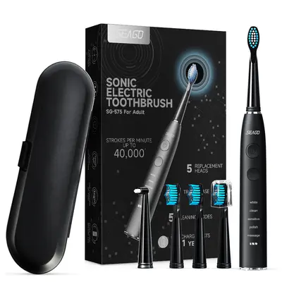 Adult Electric Toothbrush, Rechargeable - 6