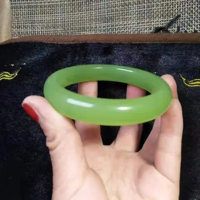 Imitation Jade Armband 13mm grün Hetian-Stil - 10