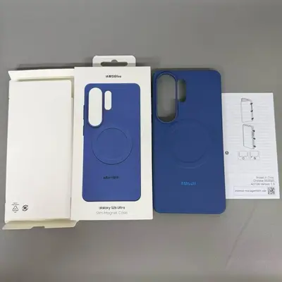 Samsung S26 Ultra Hülle, flüssiges Silikon, magnetisch, Vollfarbe - 11