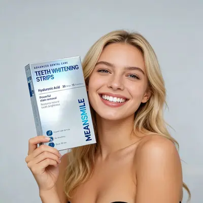 【Schnelle Musterlieferung】Grenzüberschreitende Zahnaufhellungsstreifen Whitening Strips, langanhaltende Aufhellung und Fleckentfernung, OEM - 5