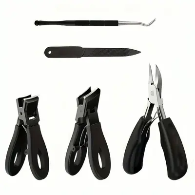 Adlerkopf-Nagelschere-Set, Edelstahl, großer Winkel - 11