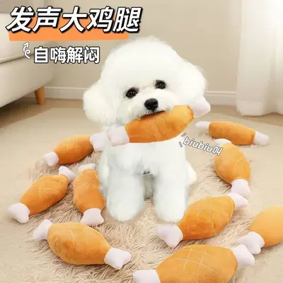 Plush Ball Dog Toy, Chew-Resistant, Squeaky - 12