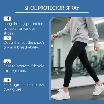 Jakehoe Schuhpflege-Spray Tägliches mildes Schuhspray für sanfte Reinigung und Glanzpflege aller Schuhmaterialien