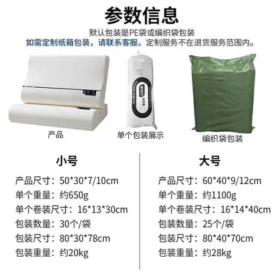 Memory foam pillow, B-type, with neck support