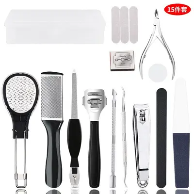 Foot rubbing machine for removing dead skin, foot grinder, heel callus file, foot scraper, foot scraper, pedicure plane tool set - 13