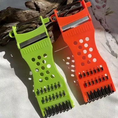 Vegetable Shredder [Brand SPOUNR] Dingsheng Potato Shredder Stainless Steel Cucumber Carrot Grater Knife Multi-function