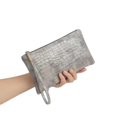 2026 Crocodile Pattern Women's Clutch and Wallet, Large Capacity