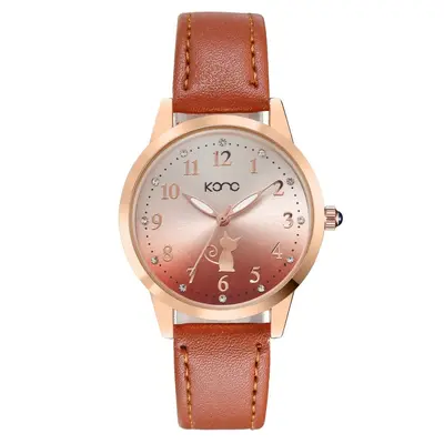 Koreanische Damen-Quarzuhr, wasserdicht, schlichtes Design - 6