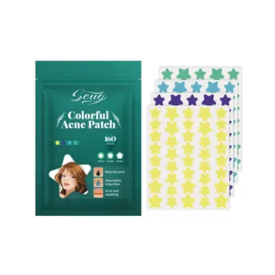 Irregular Shape Portable Acne Patch, Pimple Cover Patch - 2