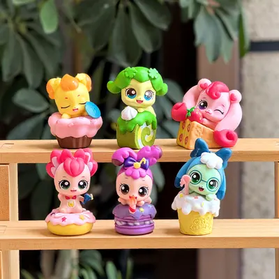 Dessert-Serie Elfen Figur, Kuchen Dekofigur, Blindbox