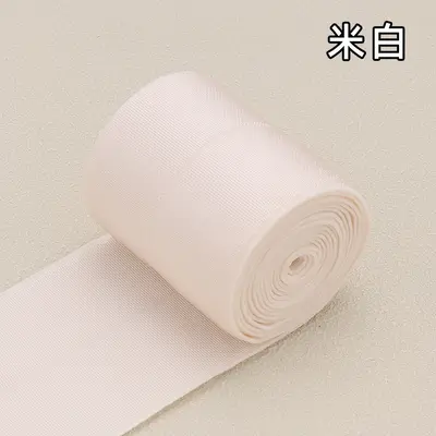 Yüksek Elastikiyetli Katlanmış Lastik Bant, Etek ve Pantolon Beli İçin, Renkli Yassı Şerit - 11