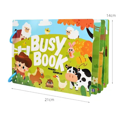 Children's Busy Book, Quiet Book, Early Learning Logic Toy