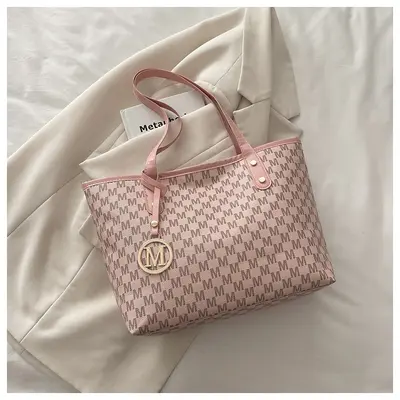 Printed Women's Tote Bag, Single-Shoulder Everyday Work Bag - 8