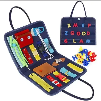Montessori Felt Busy Board and Learning Book for Children - 8