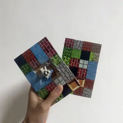 Magnetic World Block Set, Magnetic Mini Building Blocks, 2.5 cm - 2