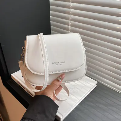 Candy-Colored Women's Shoulder Saddle Bag, Autumn and Winter Style - 5