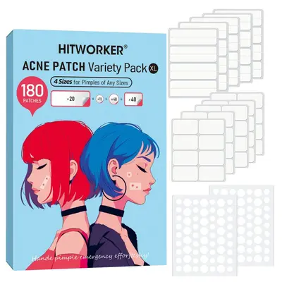 Acne patches 180pcs, day and night, facial skincare