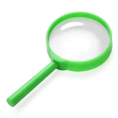 60mm Colorful Handheld Magnifying Glass for Kids, Science Experiments