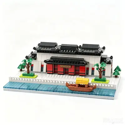 Custom Building Block Street Scene and Residential Project Desktop Model Set - 6