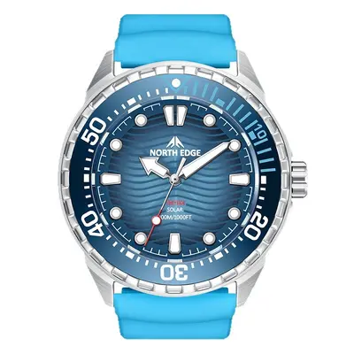 Herren-Taucheruhr mit Quarzwerk, wasserdicht, Leuchtzifferblatt - 6