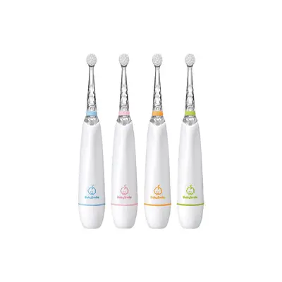babysmile儿童电动牙刷0-3-6岁宝宝用柔软刷毛七彩灯光全自动声波