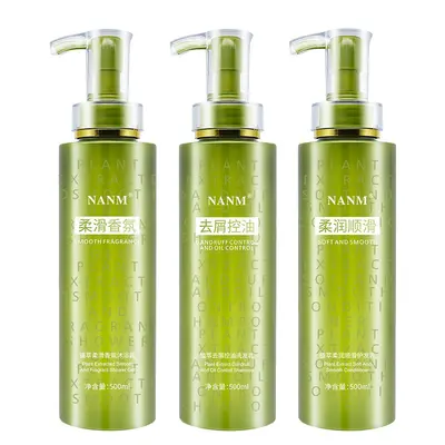 Herbal Enzyme Shampoo, Conditioner and Body Wash Set, Anti-Dandruff, Oil Control - 6