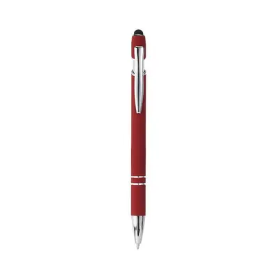 Metal Push Ballpoint Pen with Customisable Logo, Touch Stylus Function - 13