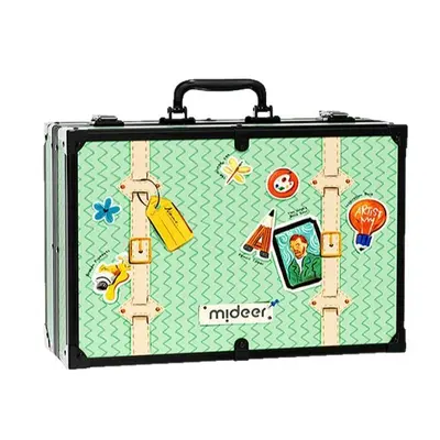 Mideer Kids Art Drawing Set with Markers and Crayons - 5