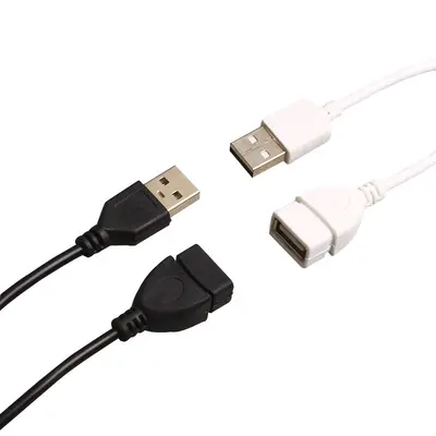 Full-Shell USB Male to Female Extension Cable 1m, Phone and Computer Charging