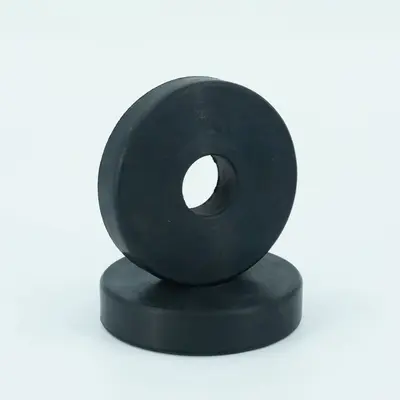 Rubber buffer pad, thick, shock absorbing, for air conditioner and machinery - 4