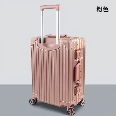 Großer Aluminiumrahmen-Trolley mit Zahlenschloss, Bordgröße