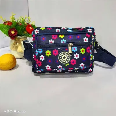 Small Floral Cloth Women's Single Shoulder Bag, 20x15 cm - 1