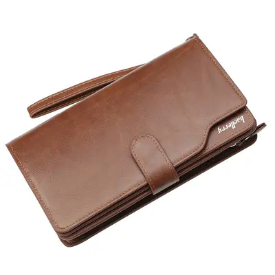 Baellerry New Model Wallet Men's Korean Version Business Zipper Tri-fold Clutch Bag Large Capacity Money Clip - 6