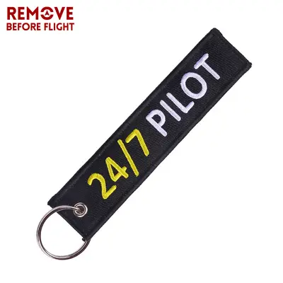Embroidered Pilot Crew Keychain, Souvenir Gift - 9