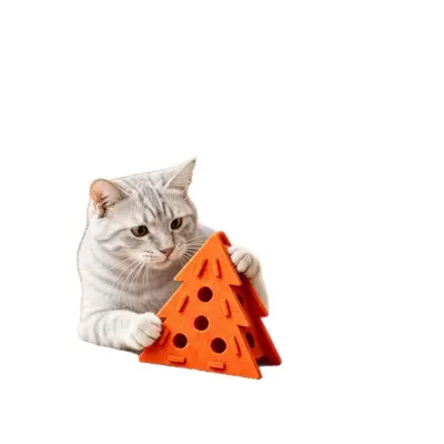 Moving Cat Toy Ball with Bell, Hollow Self-Play Interactive Design - 6